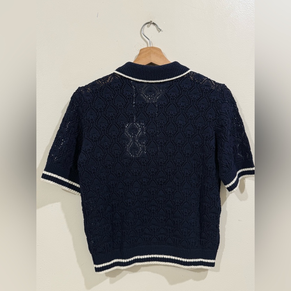 Frame Denim Navy Knit Top - Picture 7 of 10